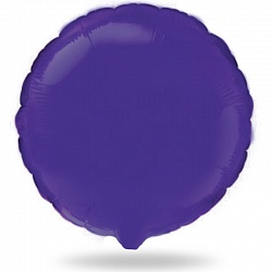 Круг, фиолетовый (без рисунка) 46 см.